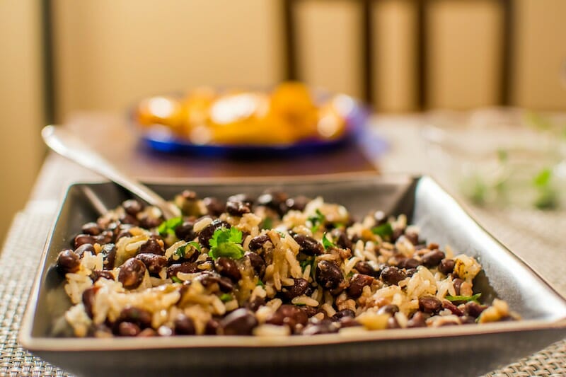 black beans and rice vegan