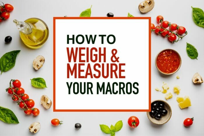 How to weigh and measure macro amounts in food