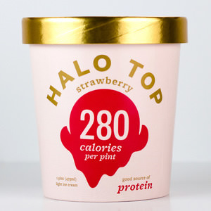 Halo Top ice cream strawberry flavor